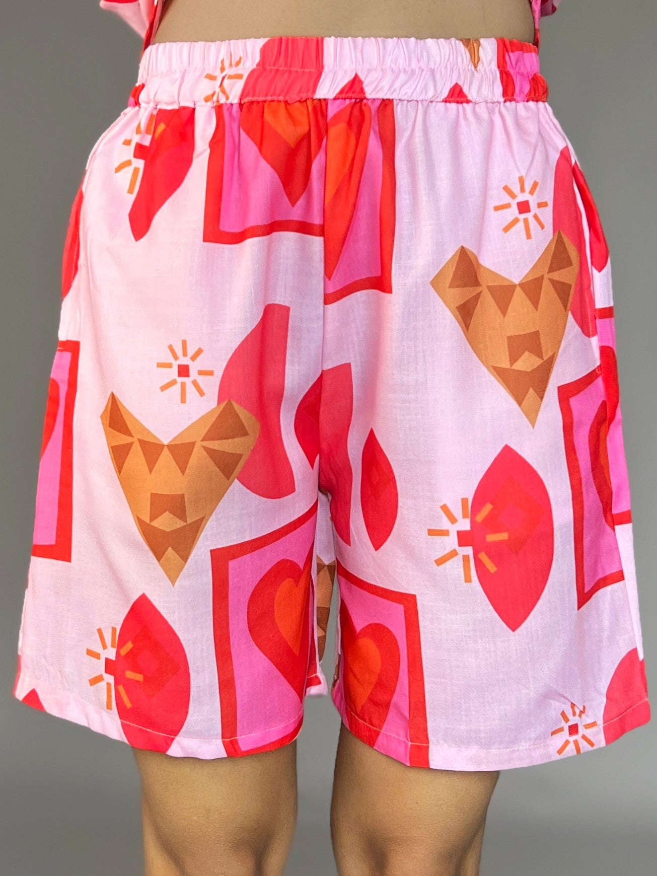 Printed Shorts 2 Piece Coord Set