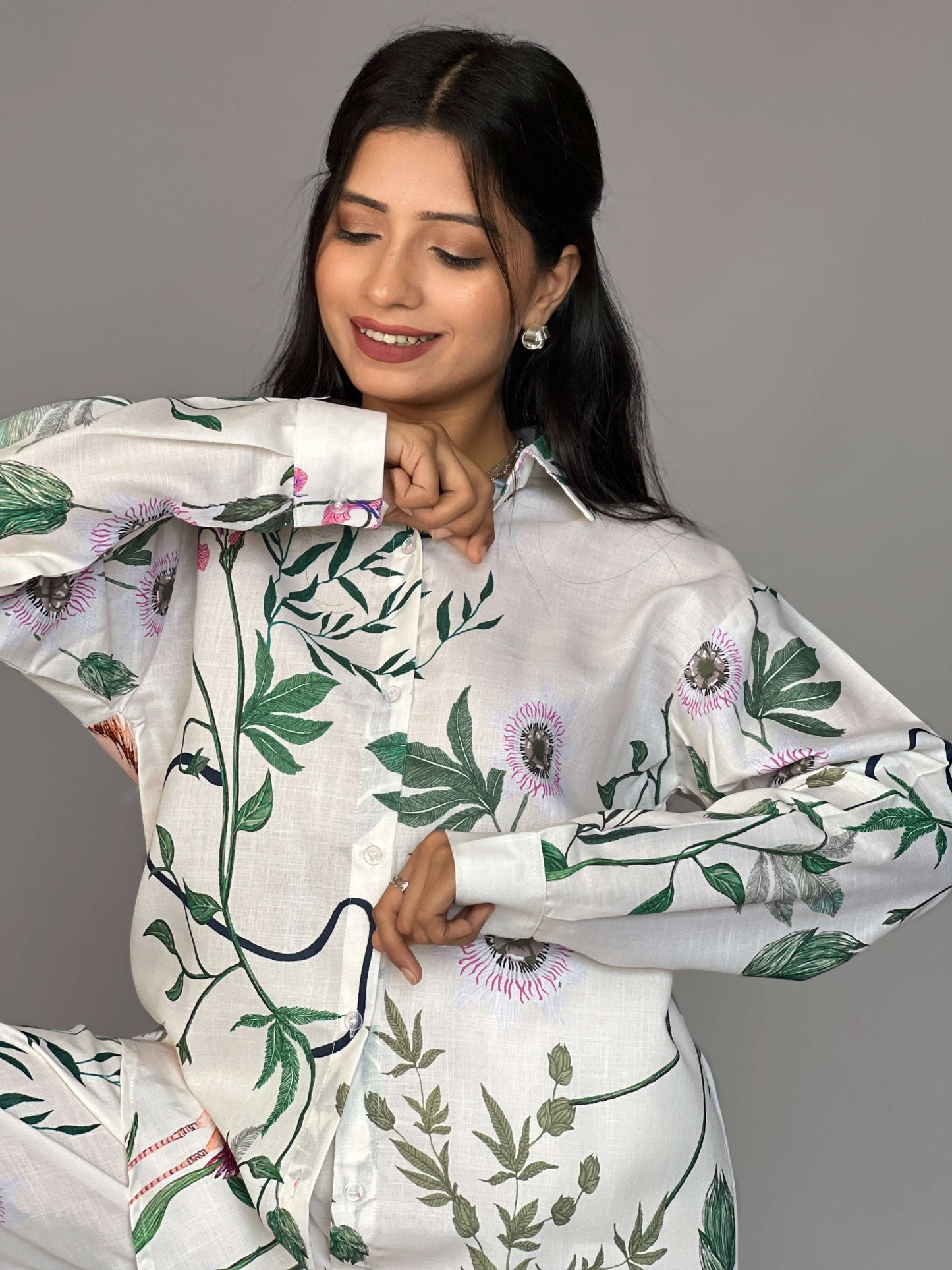 Floral 2 piece Pants Coord Set