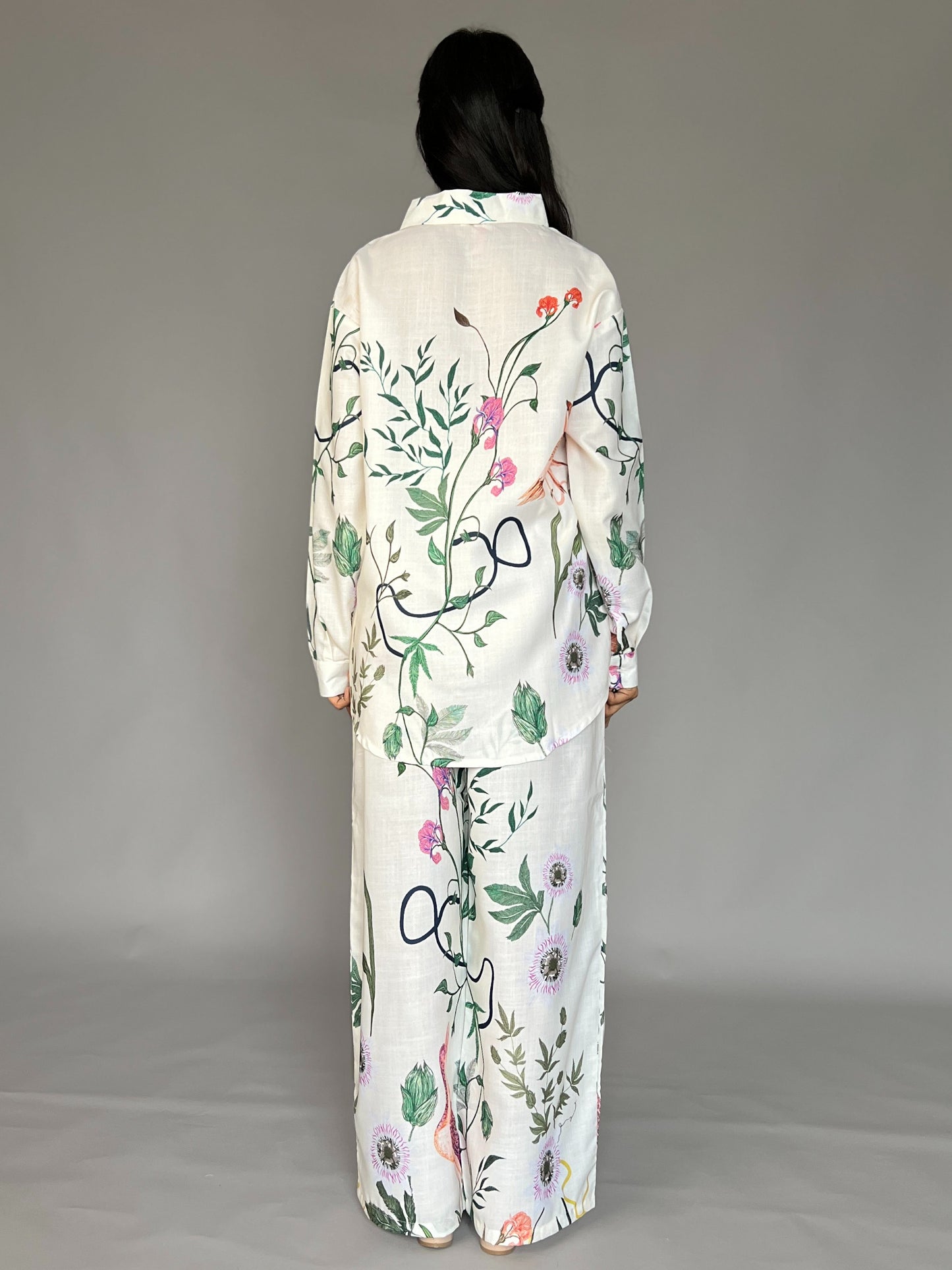Floral 2 piece Pants Coord Set
