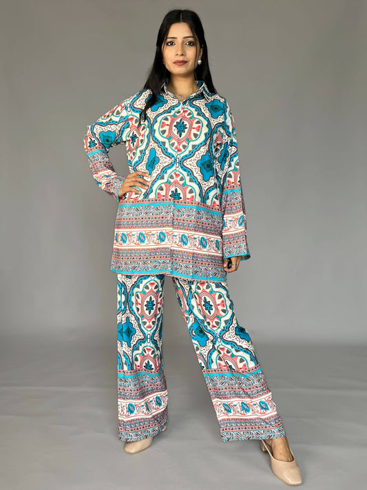 Printed 2 piece Coord Set