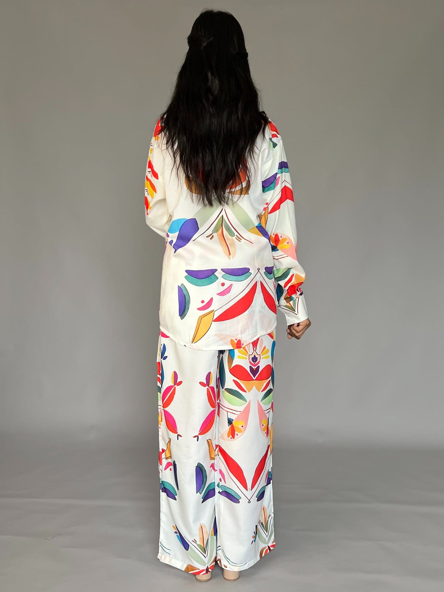 Abstract Print 2 piece Coord Set