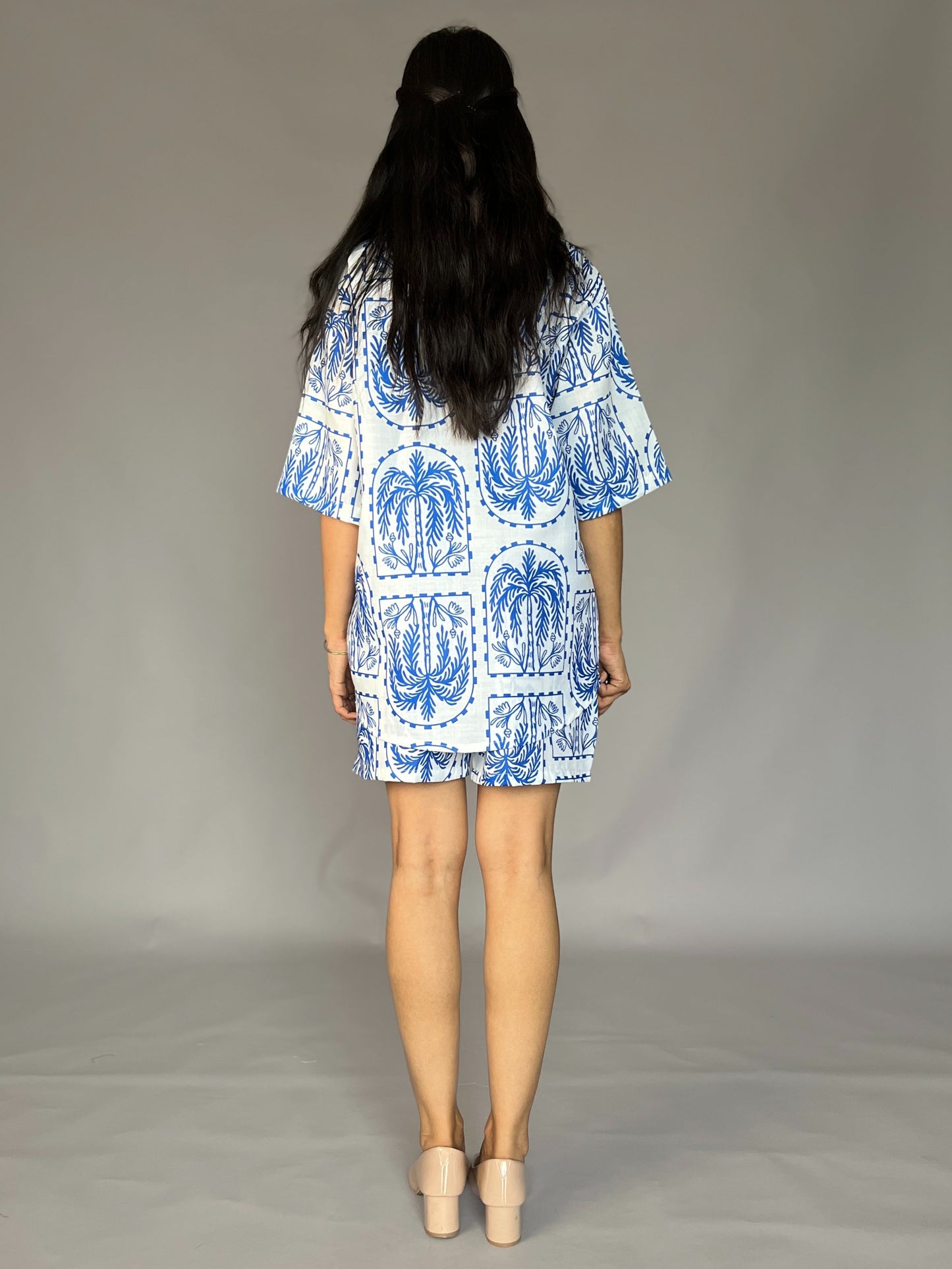 Printed Shorts Coord Set