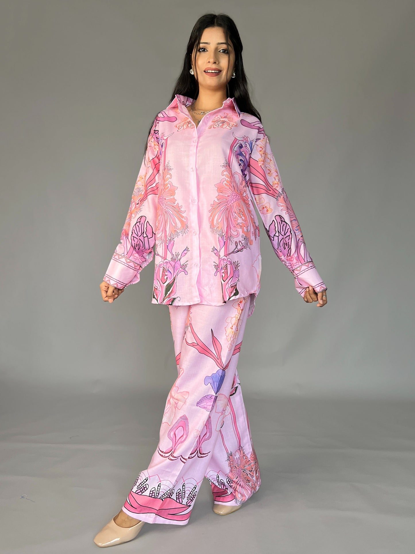 Printed 2 Piece Coord Set