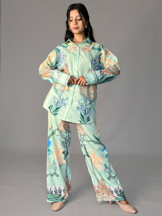 Printed 2 Piece Coord Set