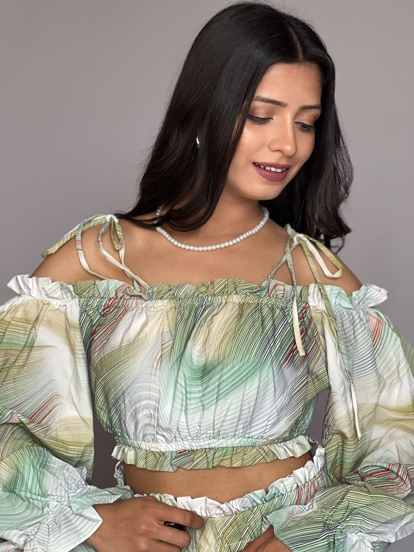 Skirt-Top 2 Piece  Coord Set
