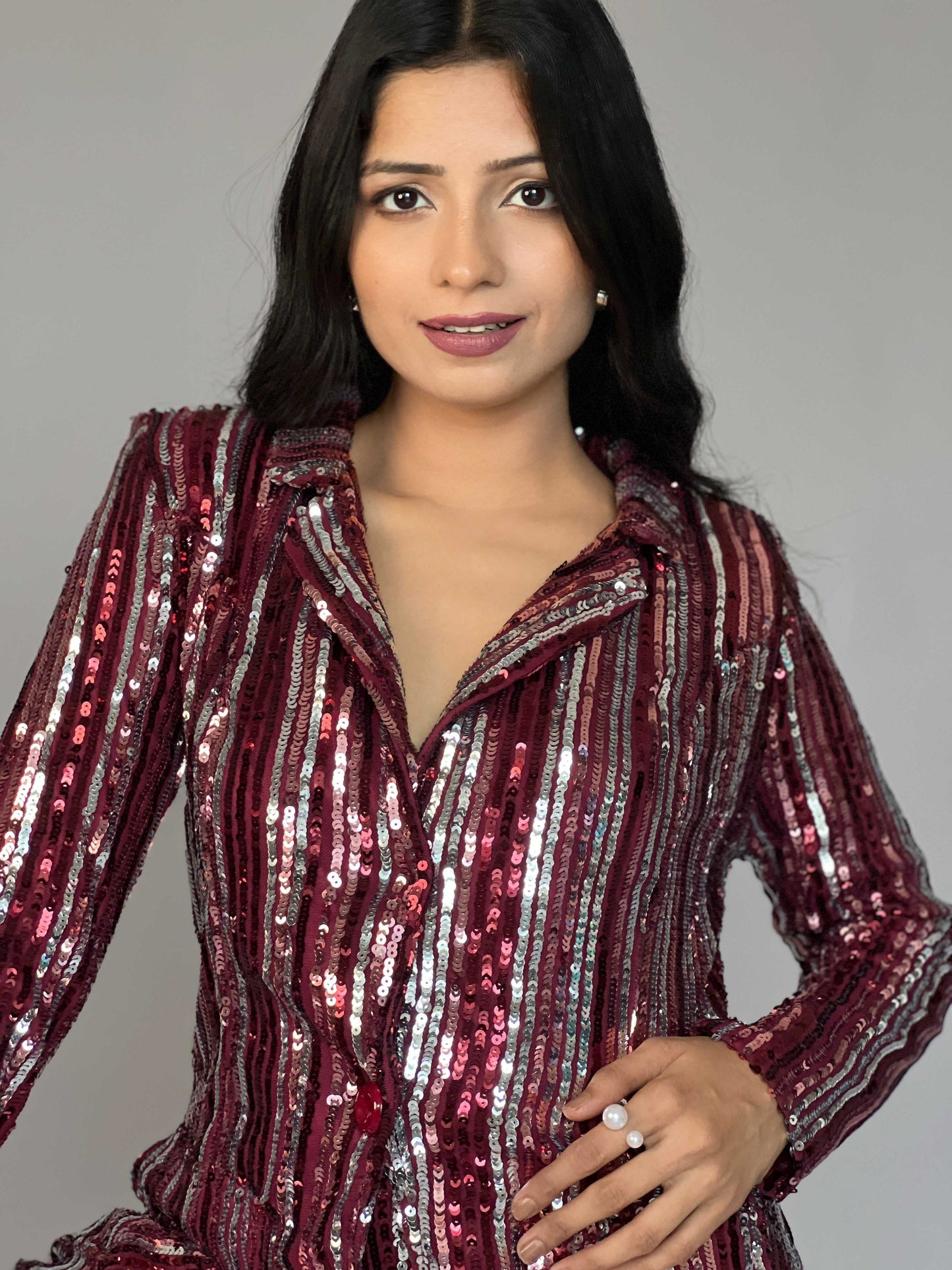 Sequin 2 Piece Blazer Coord Set