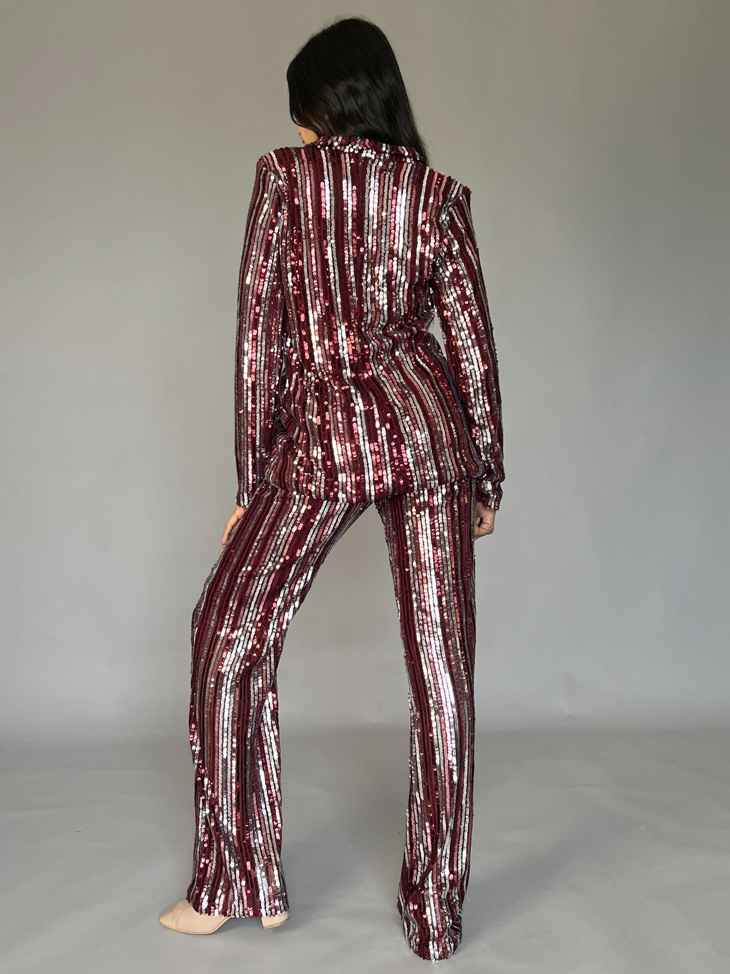 Sequin 2 Piece Blazer Coord Set