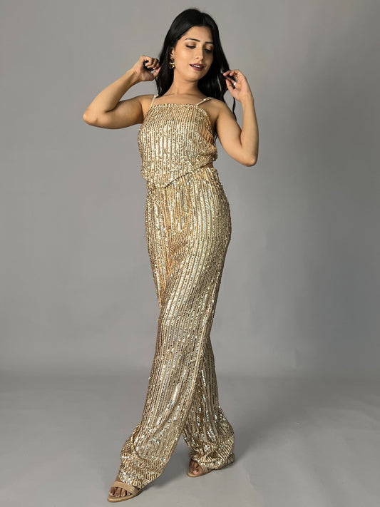 Sequin 2 Piece Pants Coord Set