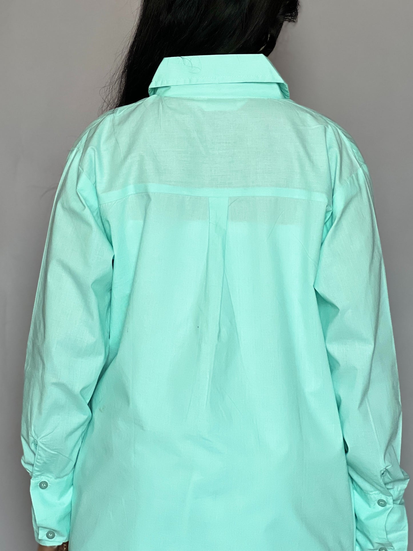 Mint Green 2-Piece Cotton Coord Set
