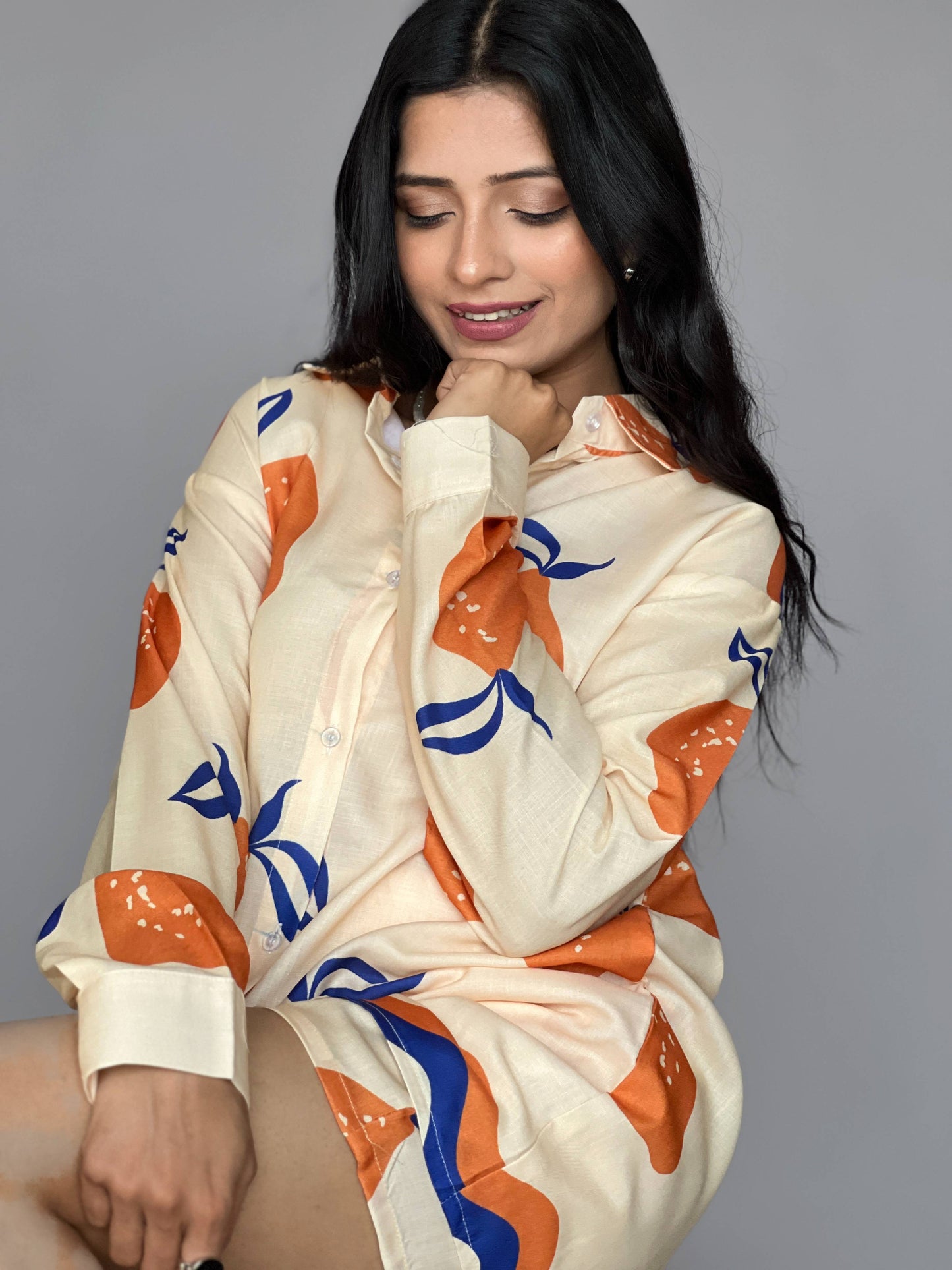 Printed Shorts 2 Piece Coord Set