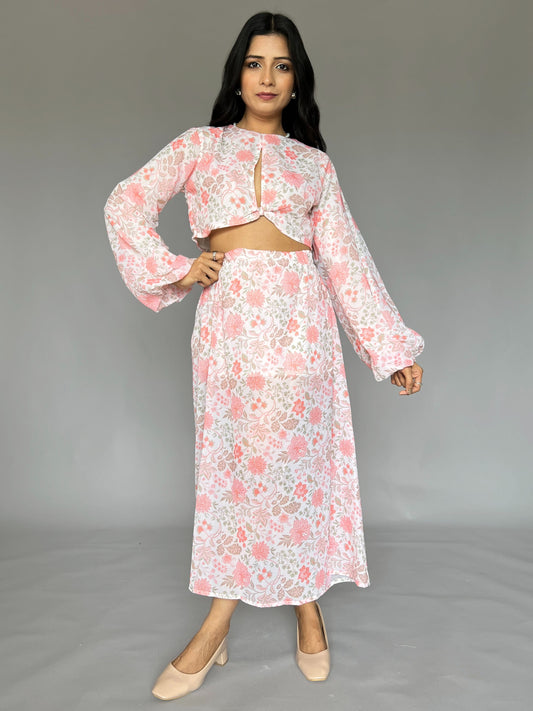 Skirt-Top 2 Piece  Coord Set
