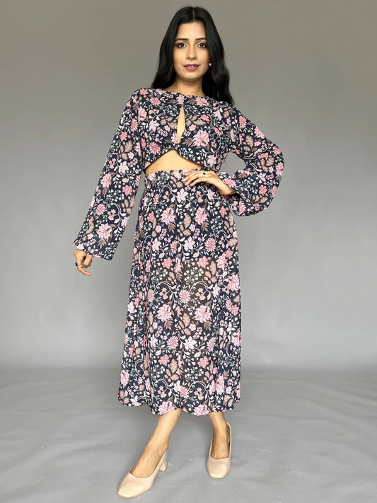Skirt-Top 2 Piece  Coord Set