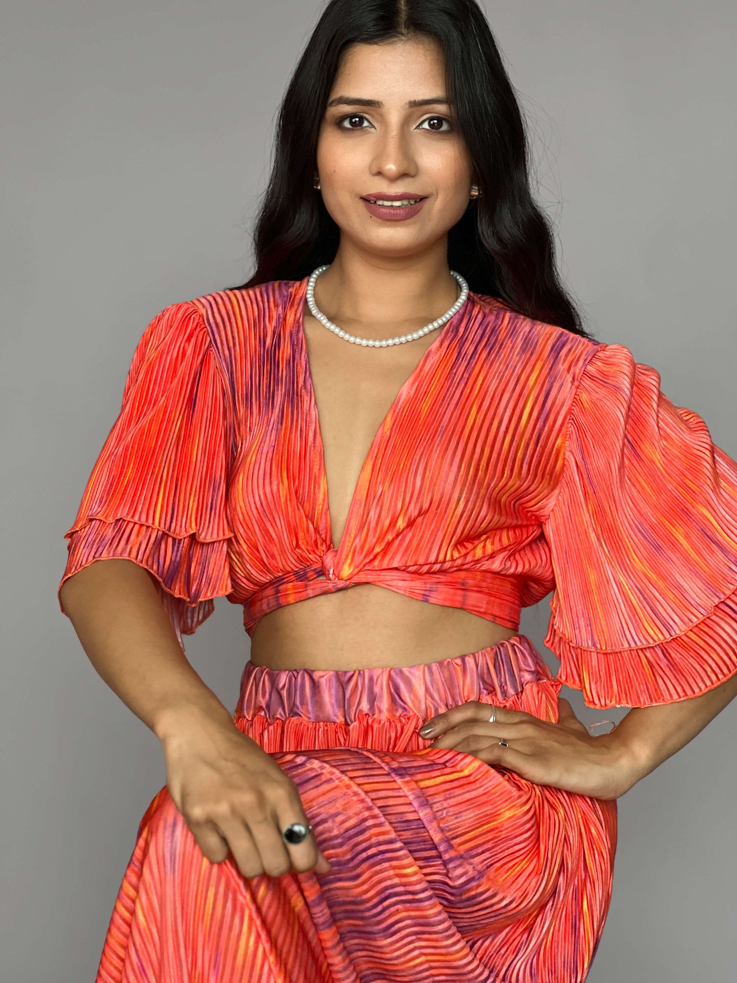 2 Piece Skirt-Top Coord Set