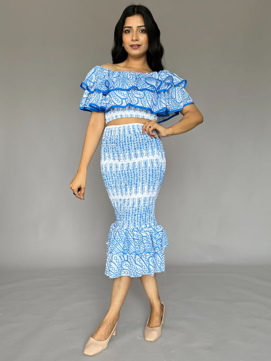 Hawai Skirt-Top 2 Piece Coord set