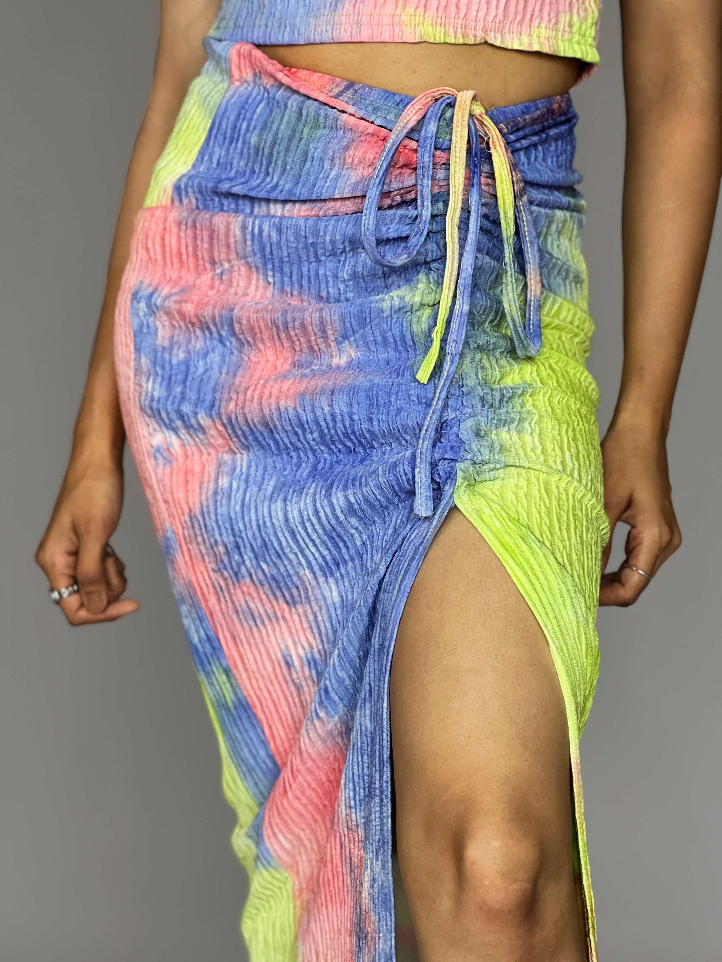 Tie Dye Skirt-Top Coord set