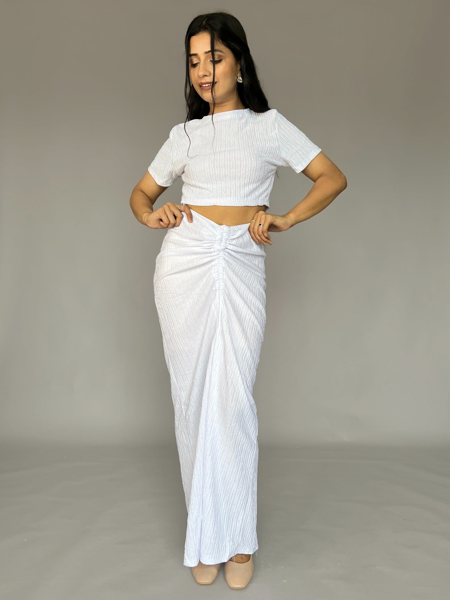 Split Skirt-Top 2 Piece Coord set