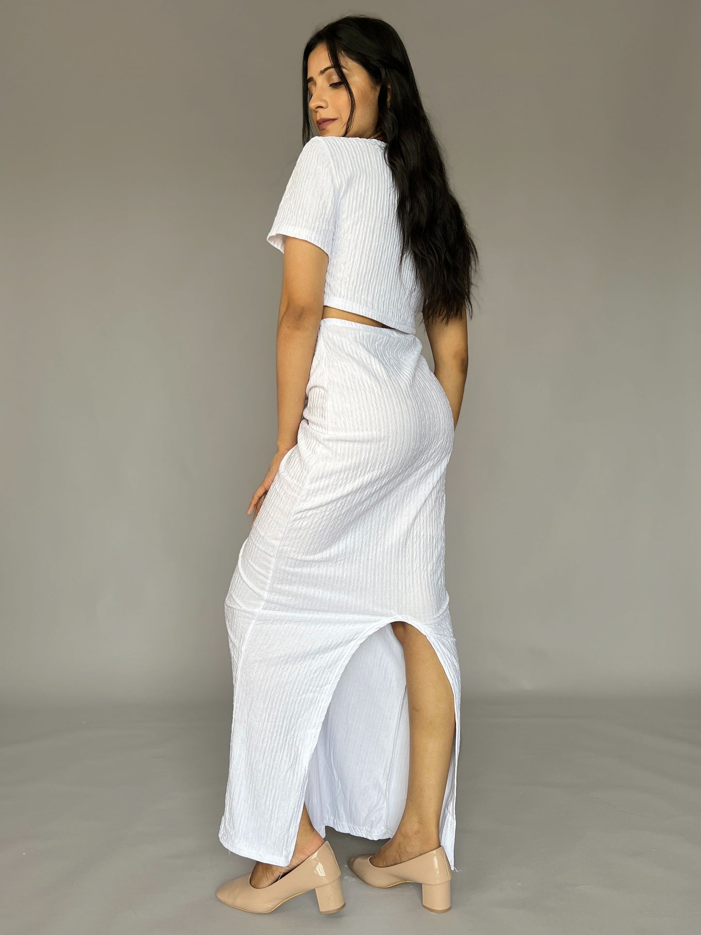 Split Skirt-Top 2 Piece Coord set