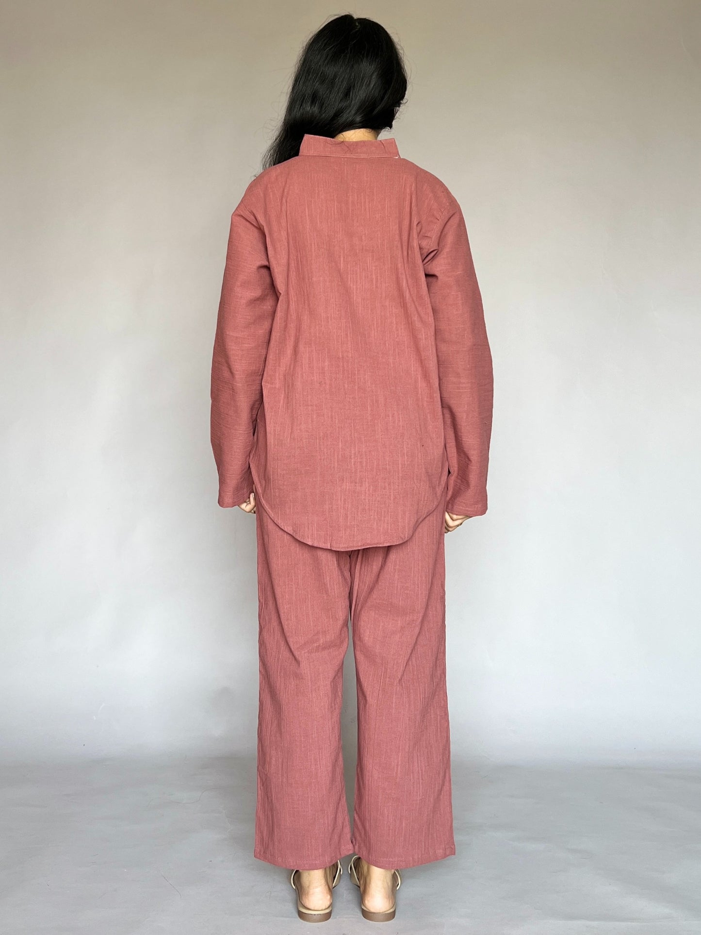Brick Rose 2-Piece Minimal Coord Set