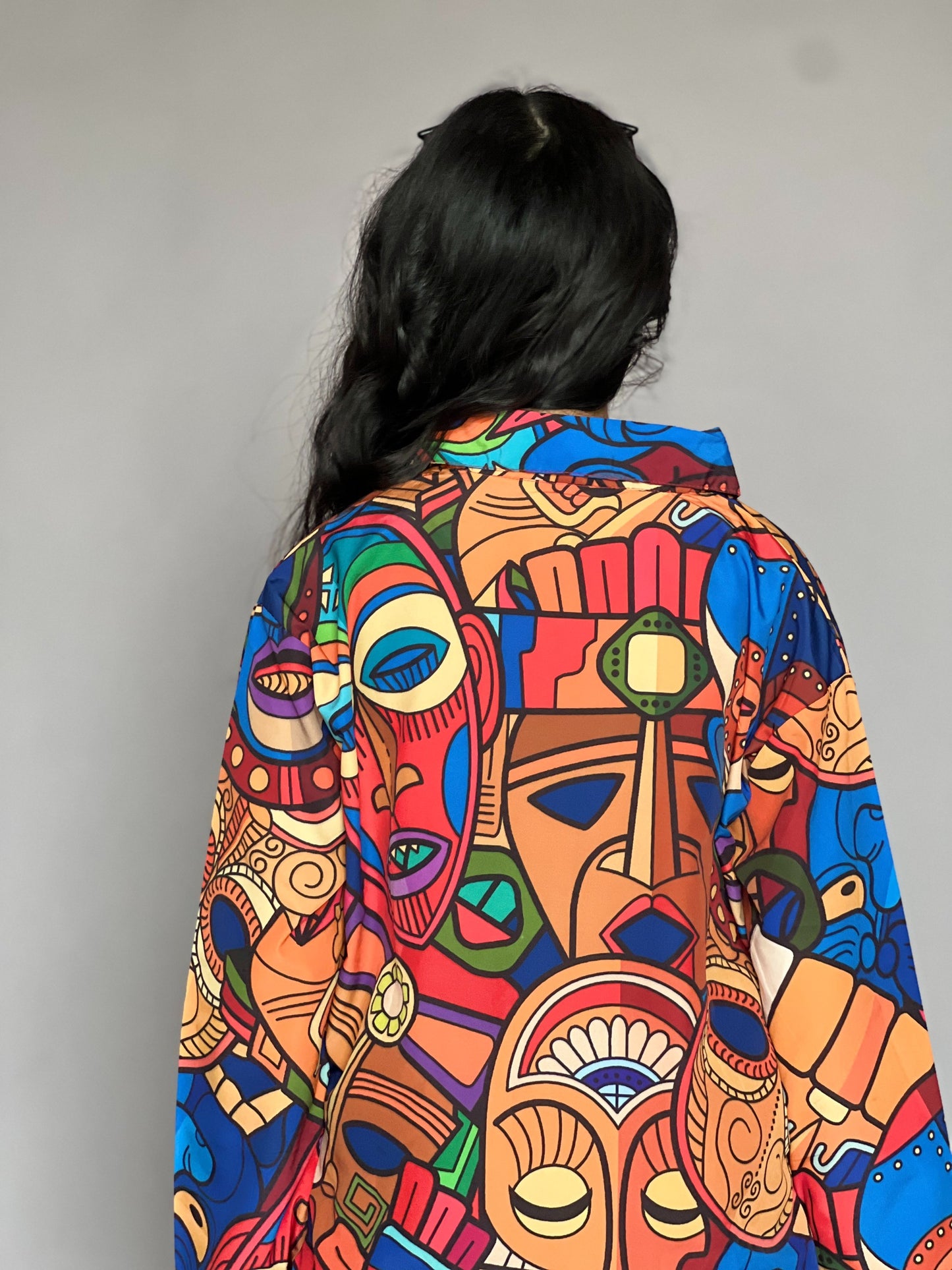 Tribal Art Print 2-Piece Power Coord Set