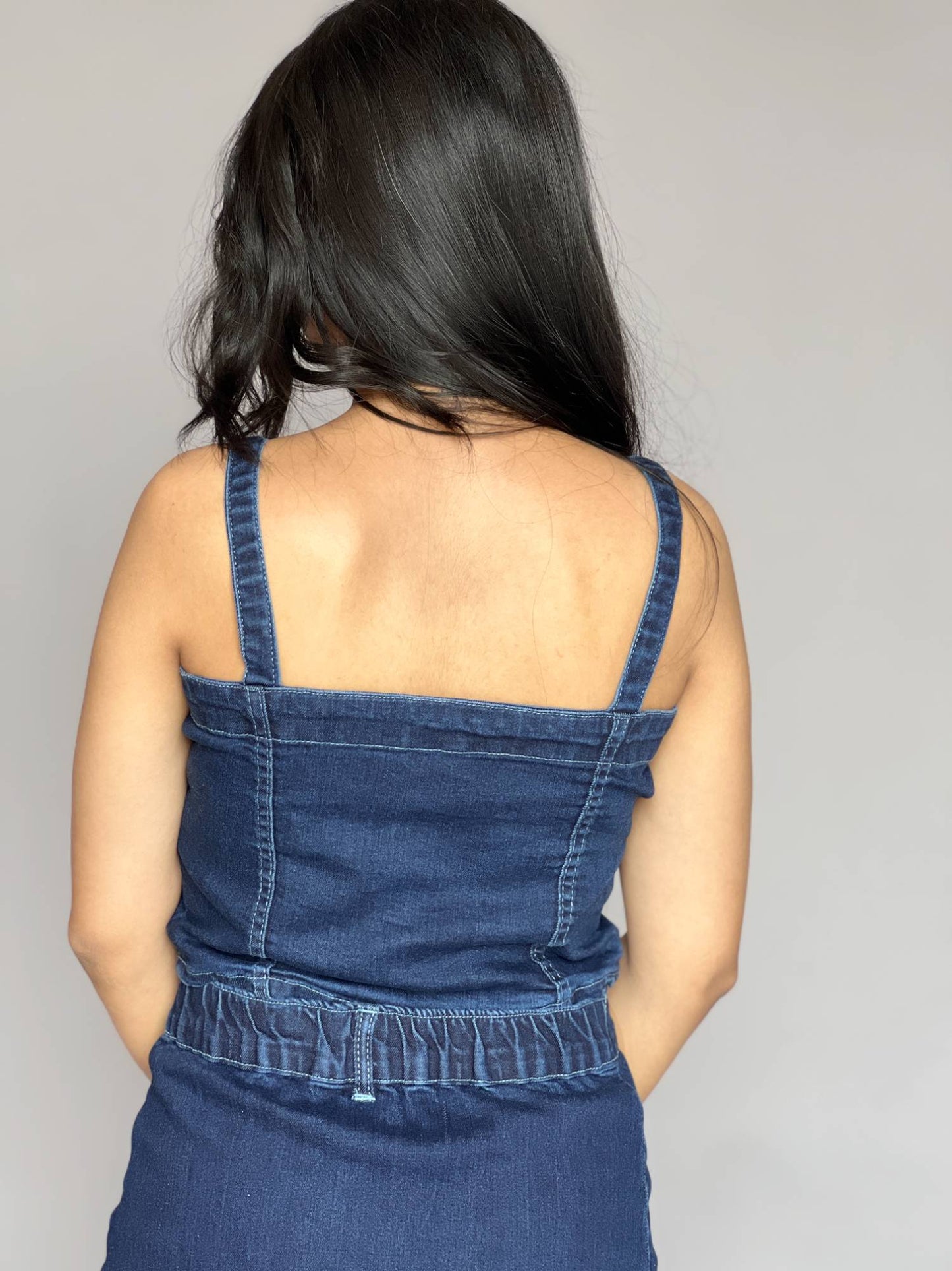 Denim 2-Piece Skirt Co-ord Set