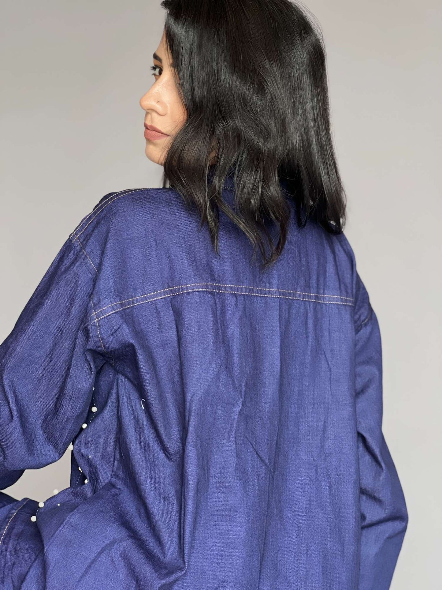 Denim Shirt & Pants Co-ord Set– 2 Piece