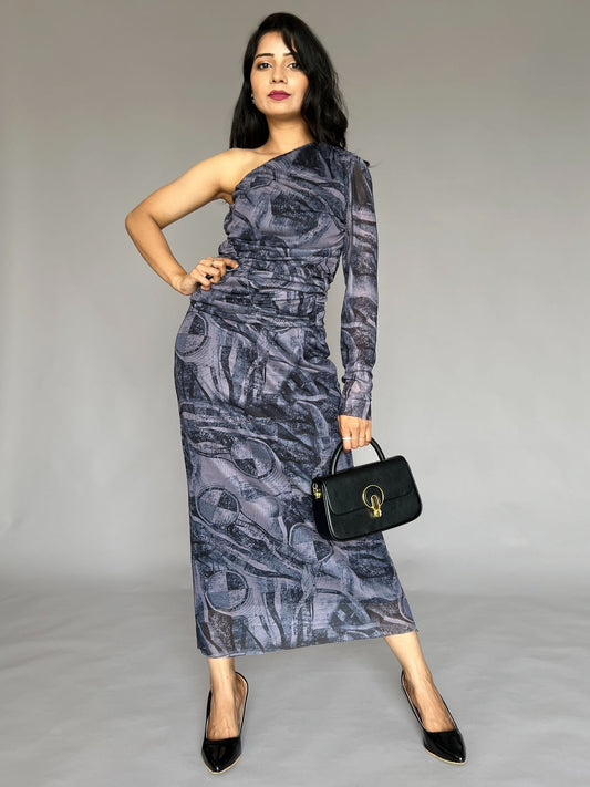Abstract 2-Piece Skirt Co-ord Set
