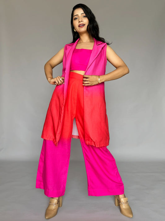 Three Piece Linen Co-ord Set