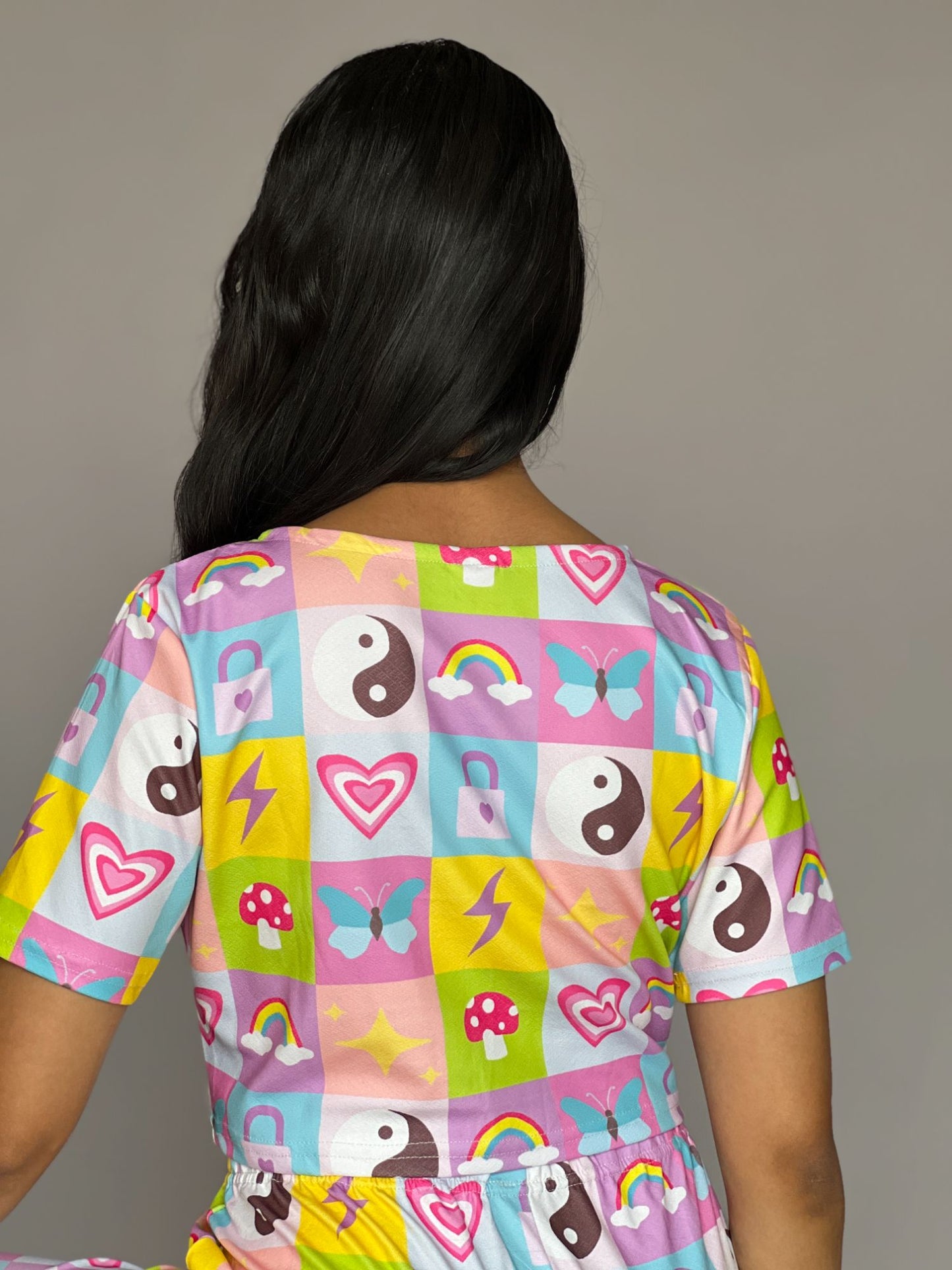Pastel Graphic Print Co-Ord Set