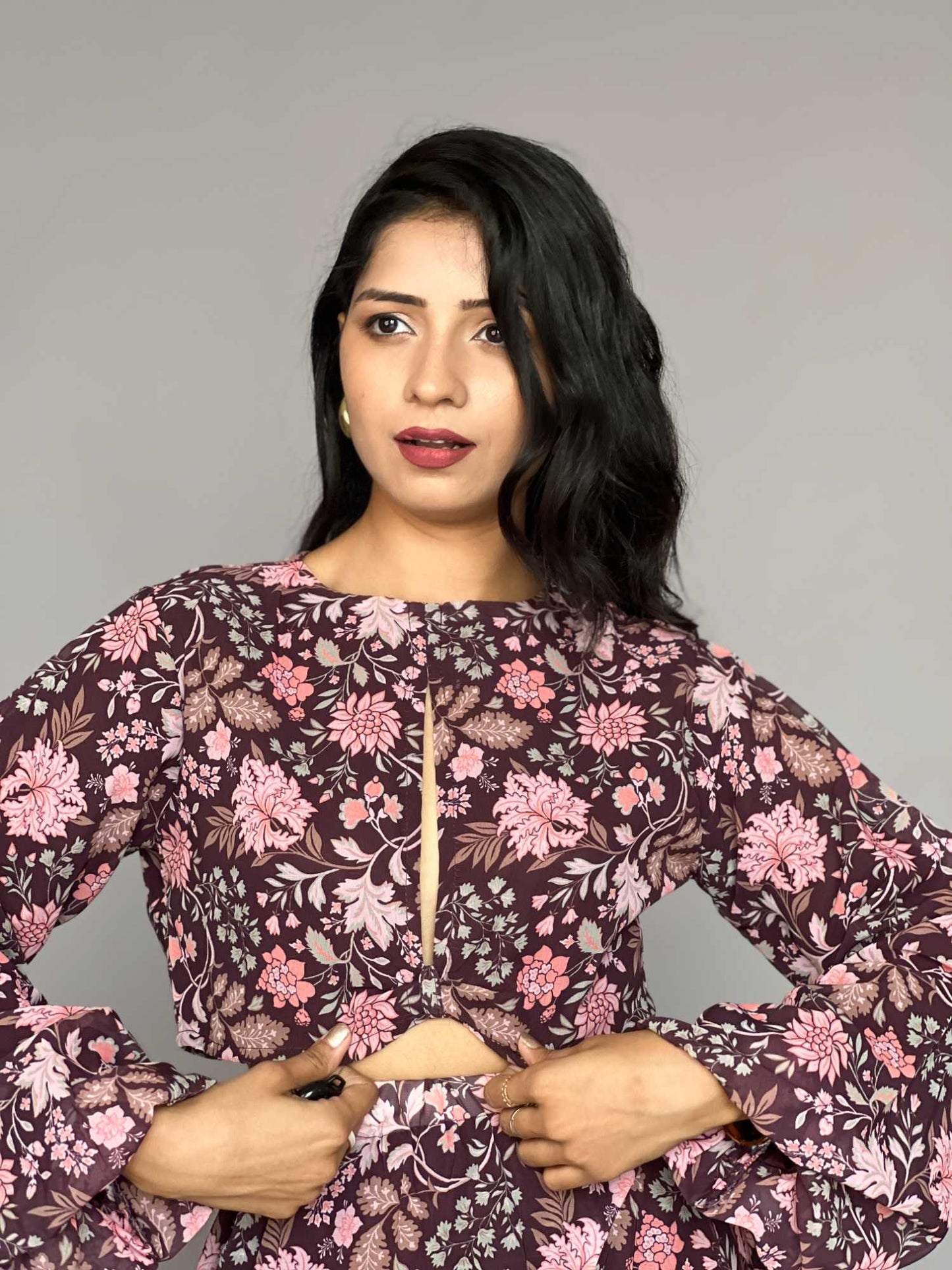 Floral Co-ord Set with Skirt & Top