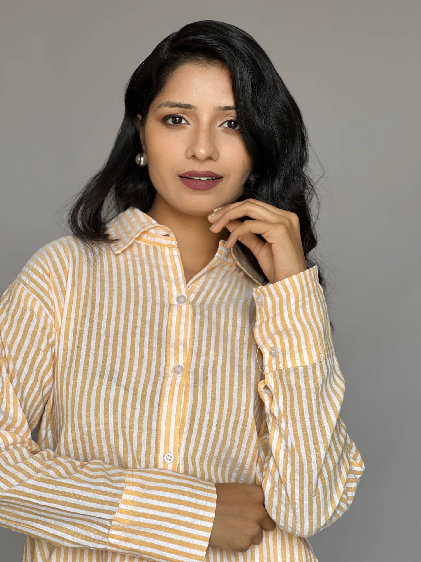 Striped 2 Piece Cotton Co-Ord Set