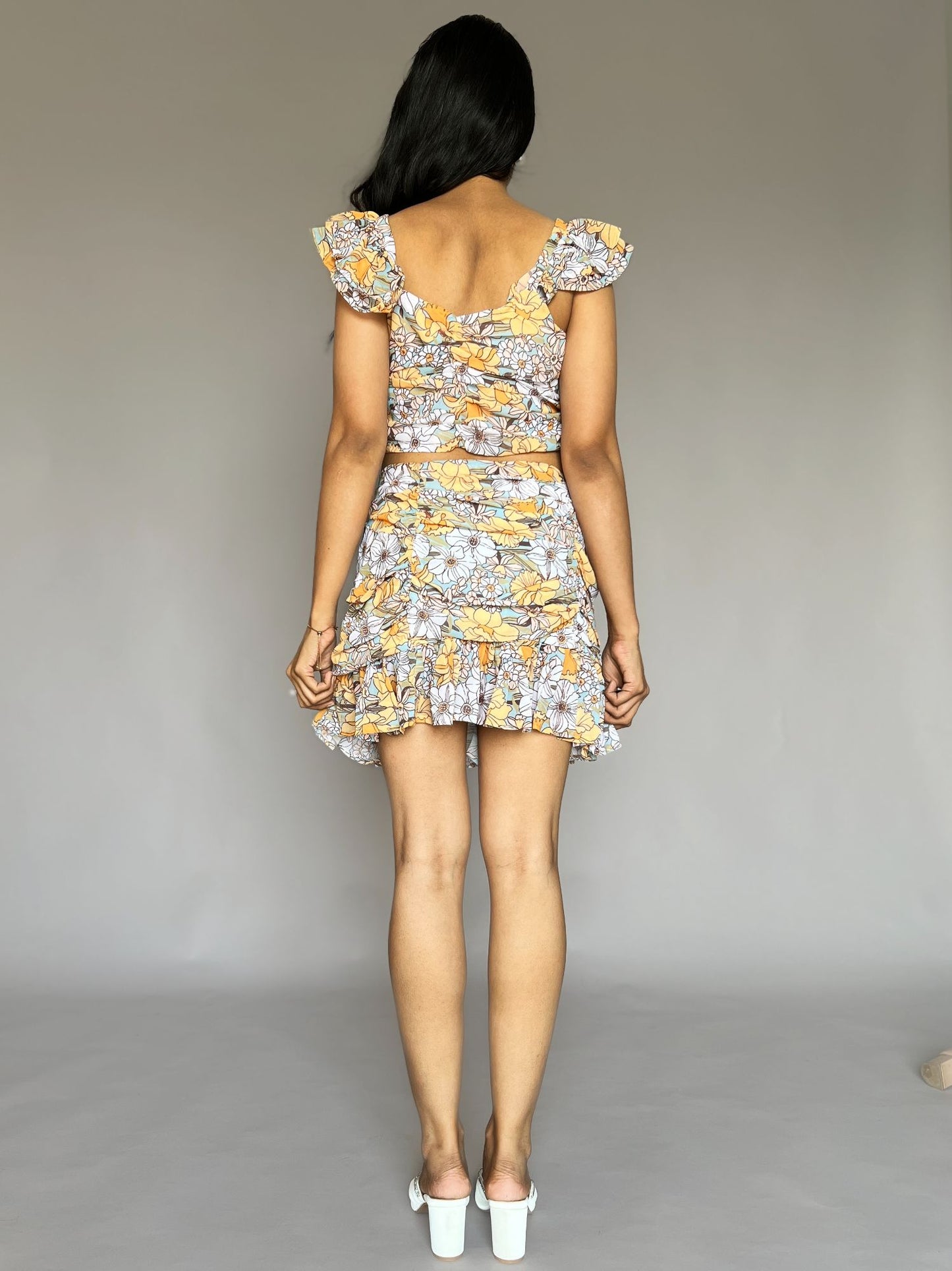 Floral 2-Piece Skirt Co-ord Set