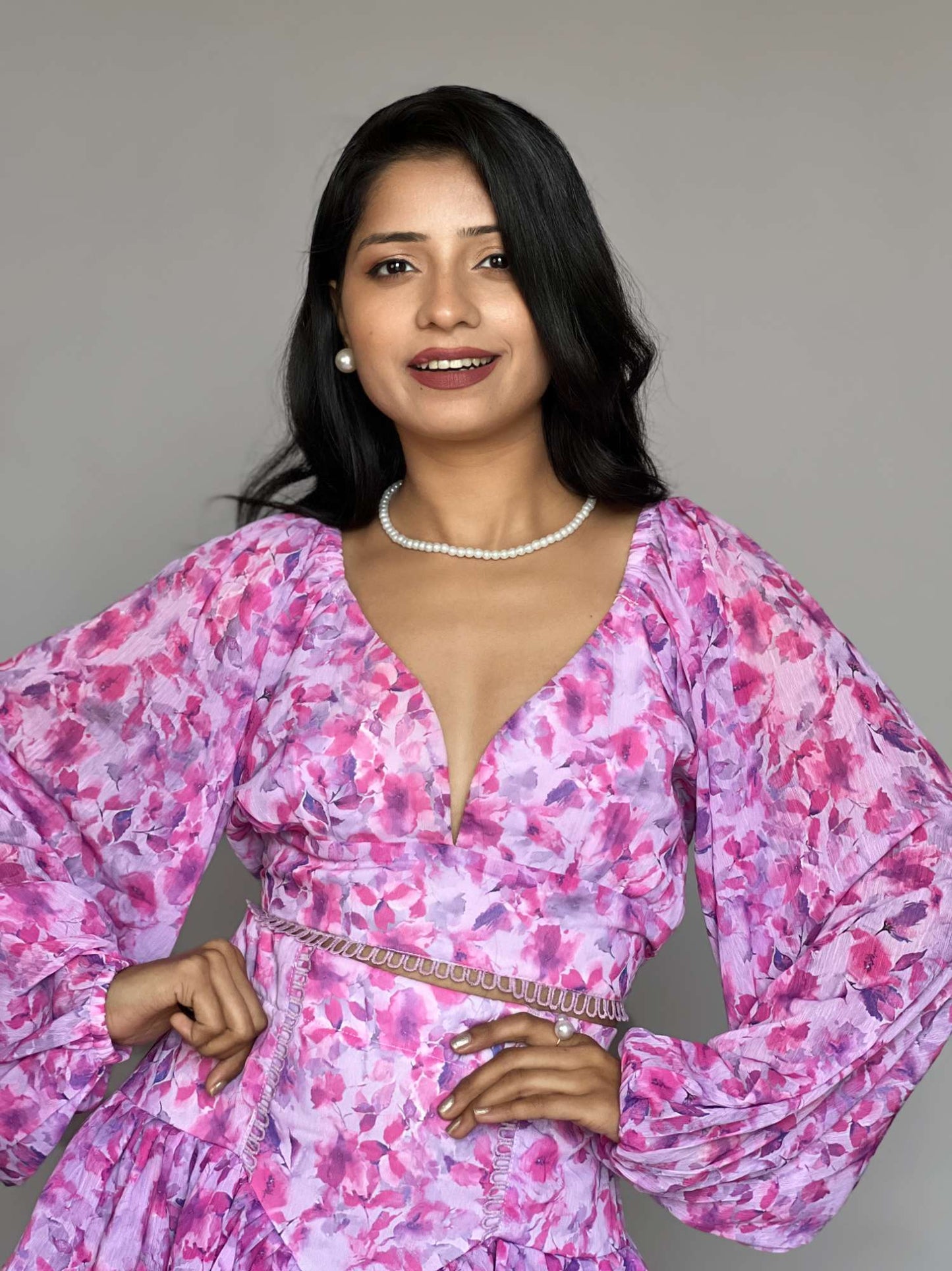 Floral 2-Piece Skirt Co-ord Set