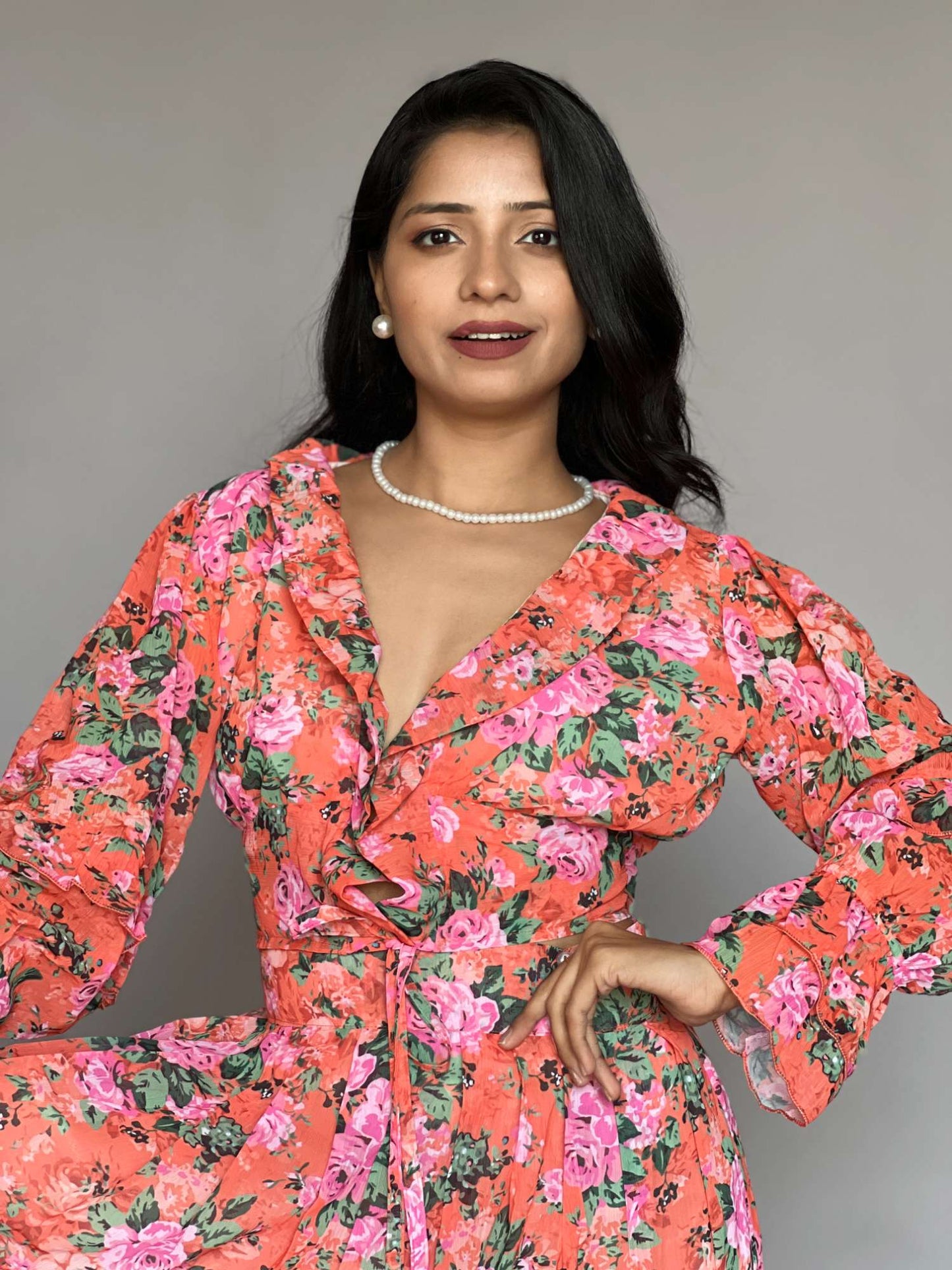 Floral 2-Piece Skirt Co-ord Set