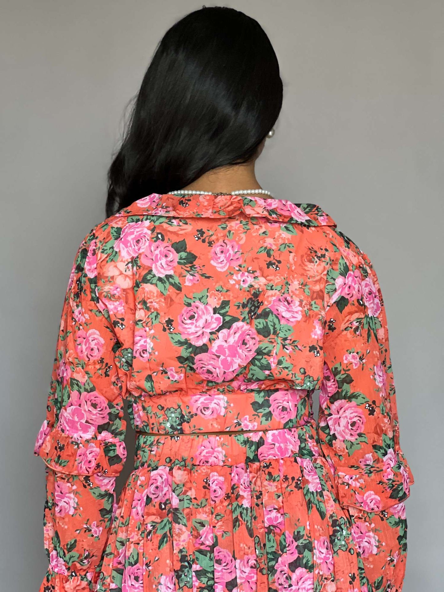 Floral 2-Piece Skirt Co-ord Set