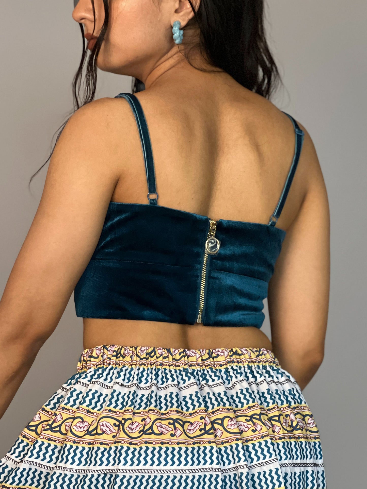 Indo-western  Skirt-Top Coord Set