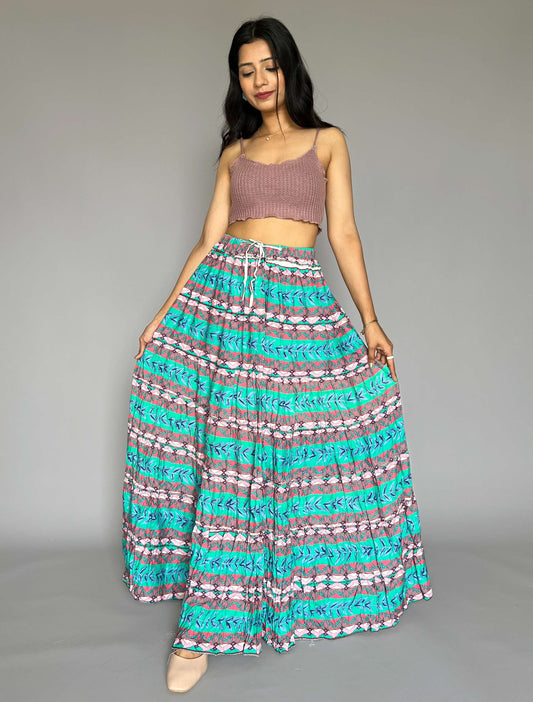 Indo-western Skirt-Top Coord Set