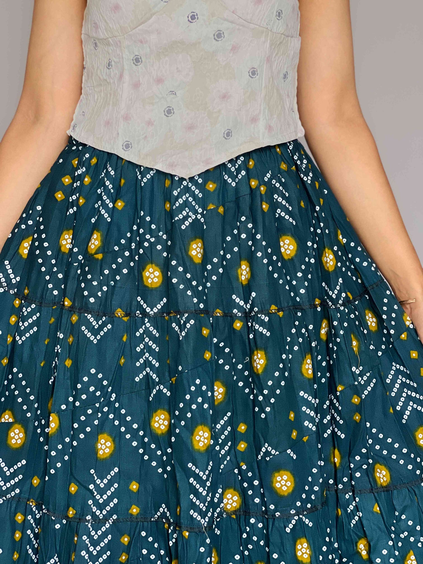 Indo-western Skirt-Top Coord Set