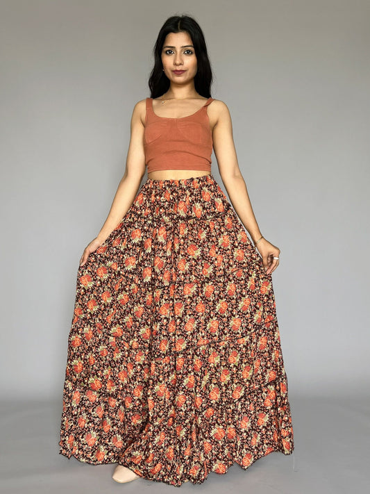 Indo-western Skirt-Top Coord Set