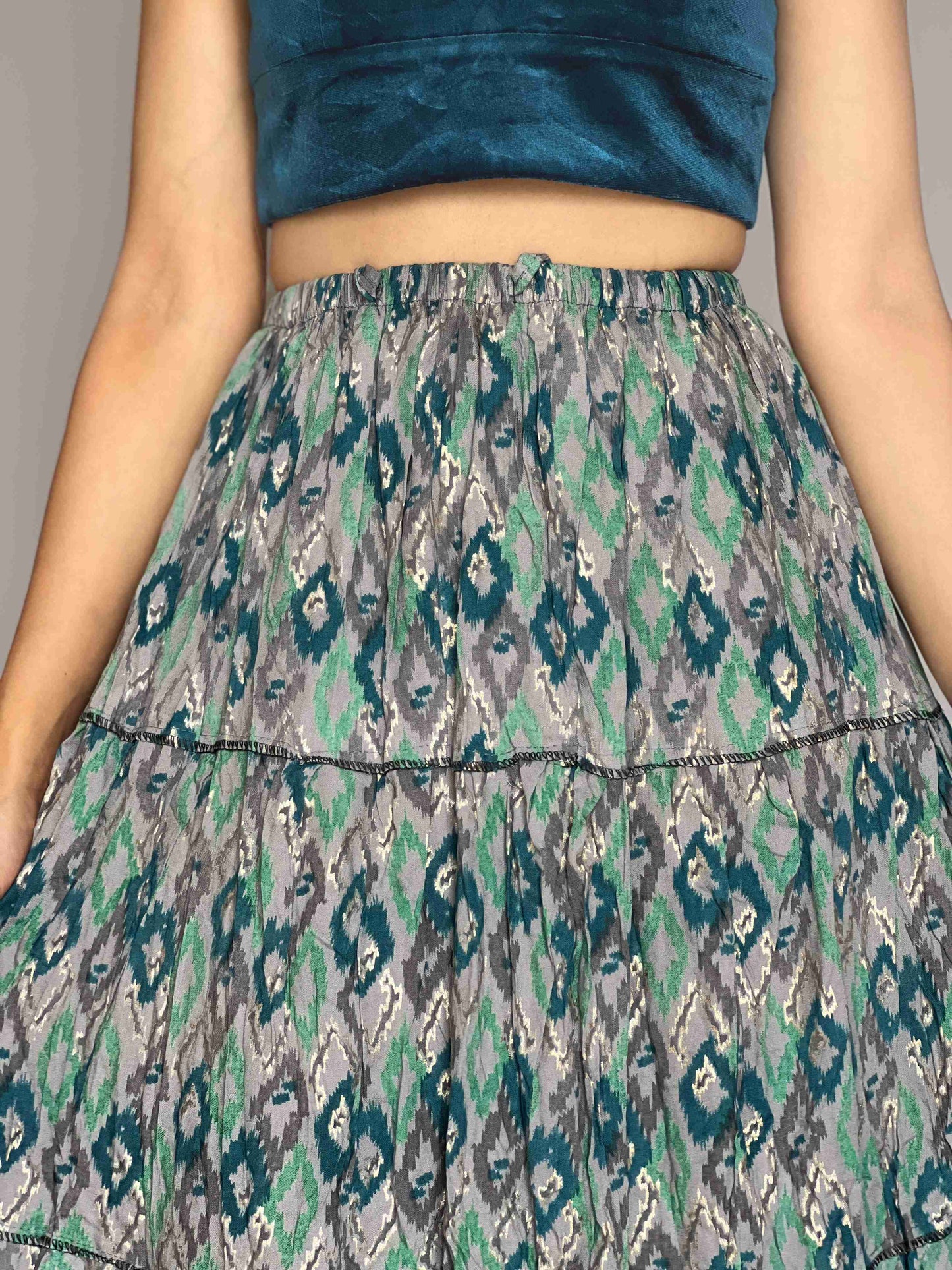 Indo-western Skirt-Top Coord Set
