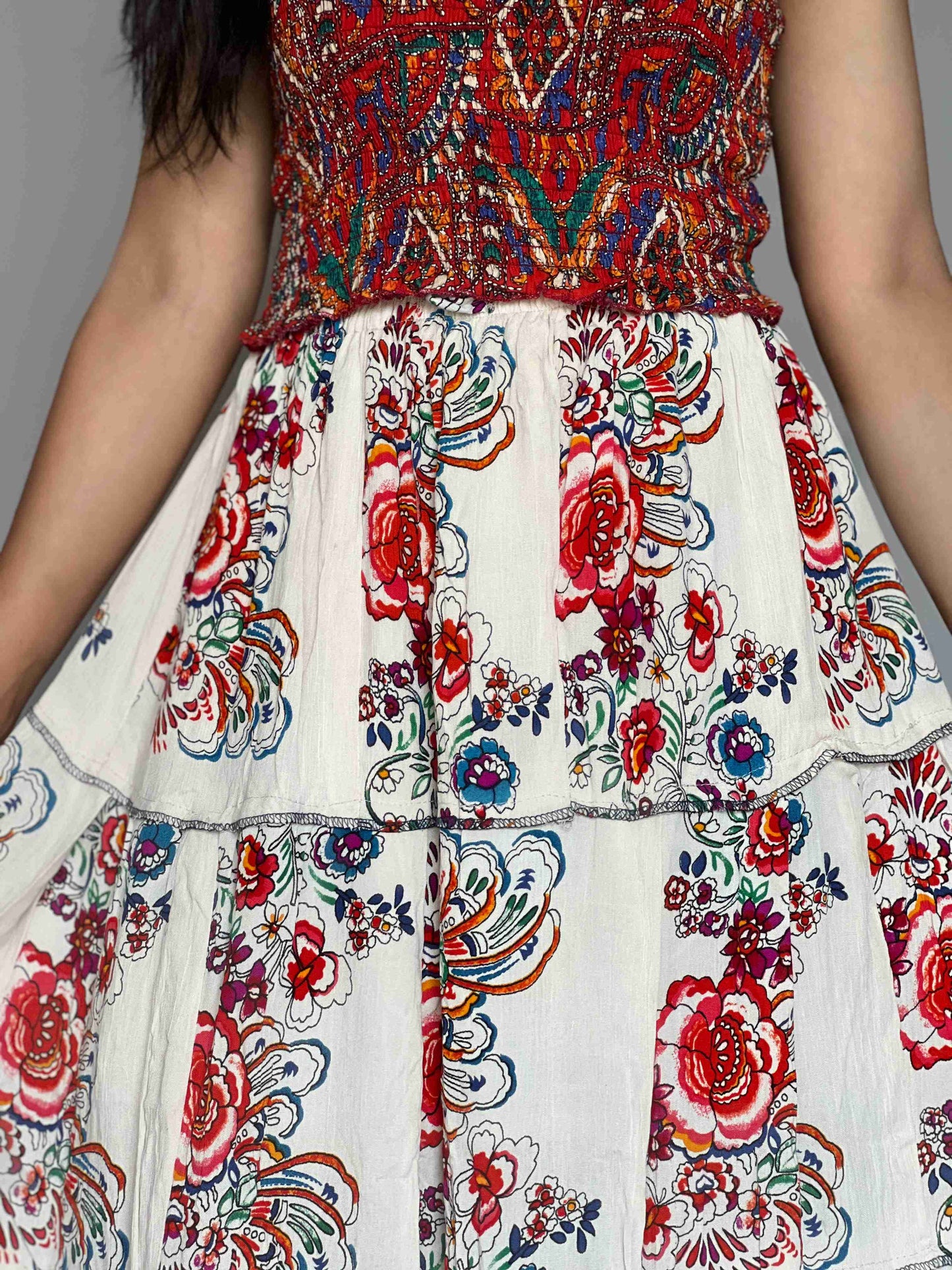 Indo-western Skirt-Top Coord Set