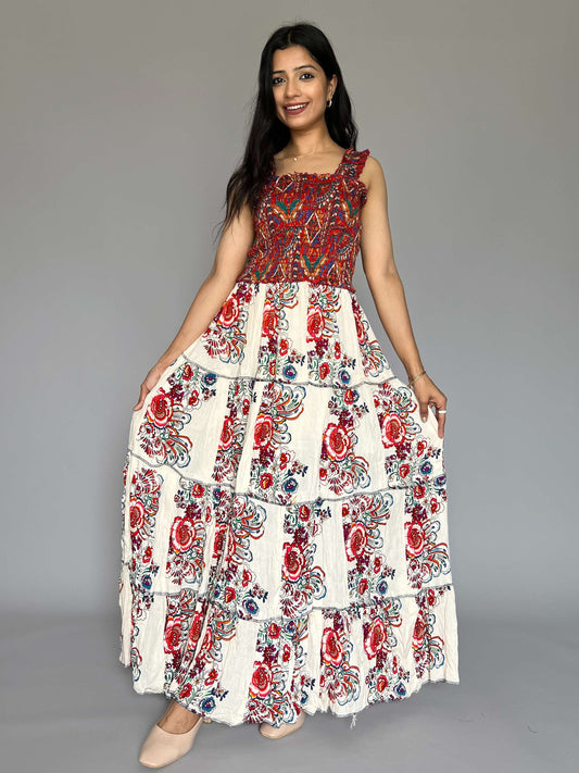 Indo-western Skirt-Top Coord Set