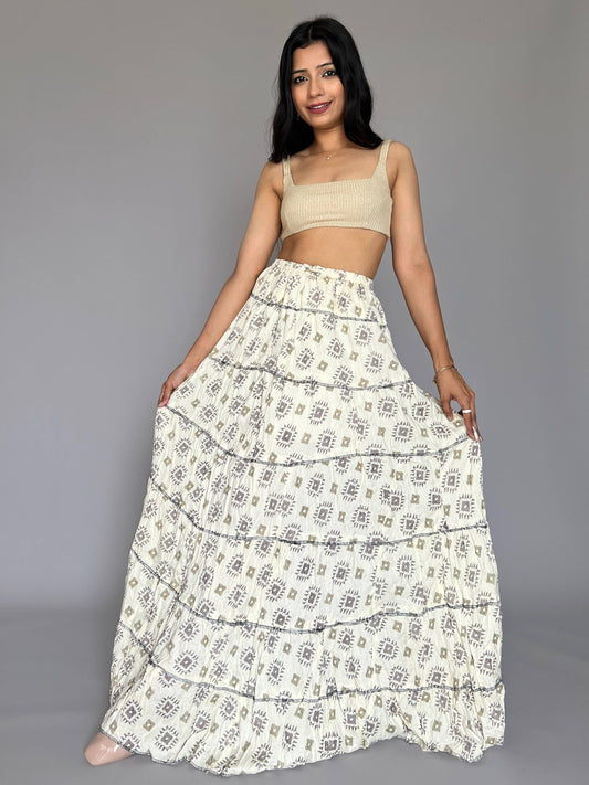 Indo-western Skirt-Top Coord Set