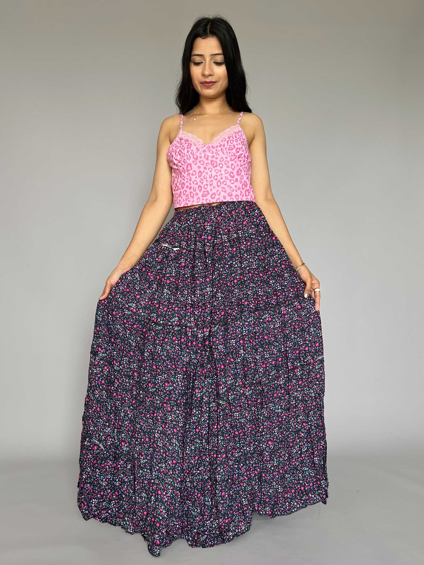 Indo-western Skirt-Top Coord Set
