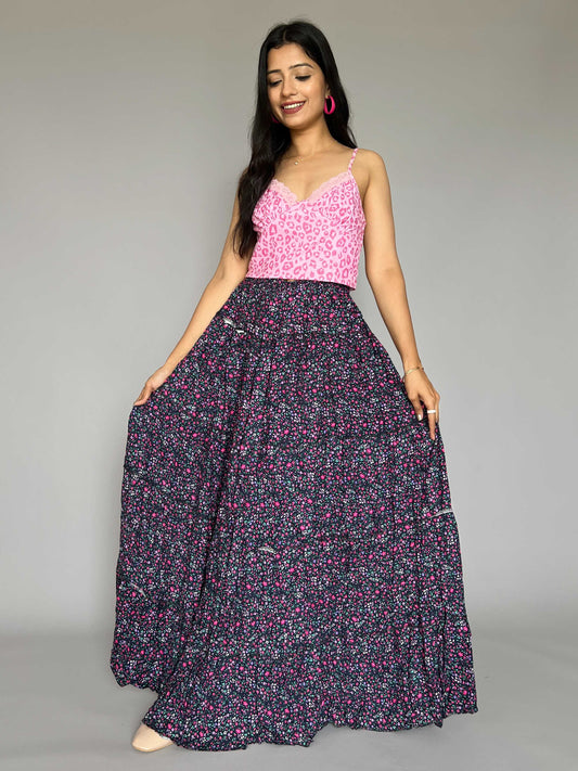 Indo-western Skirt-Top Coord Set
