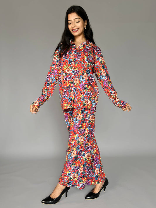 Floral Print Coord Set