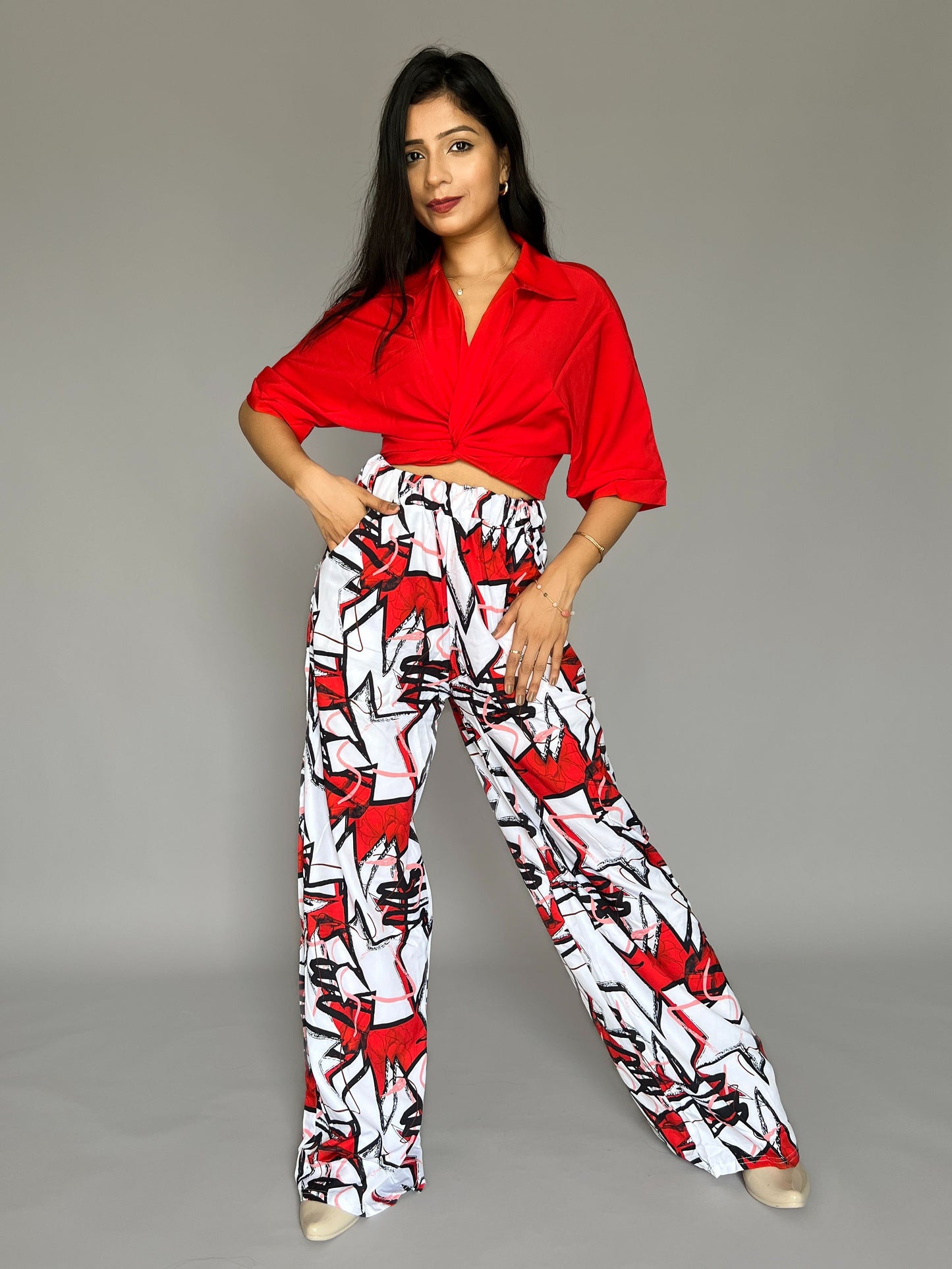 Printed 2 Piece Coord Set