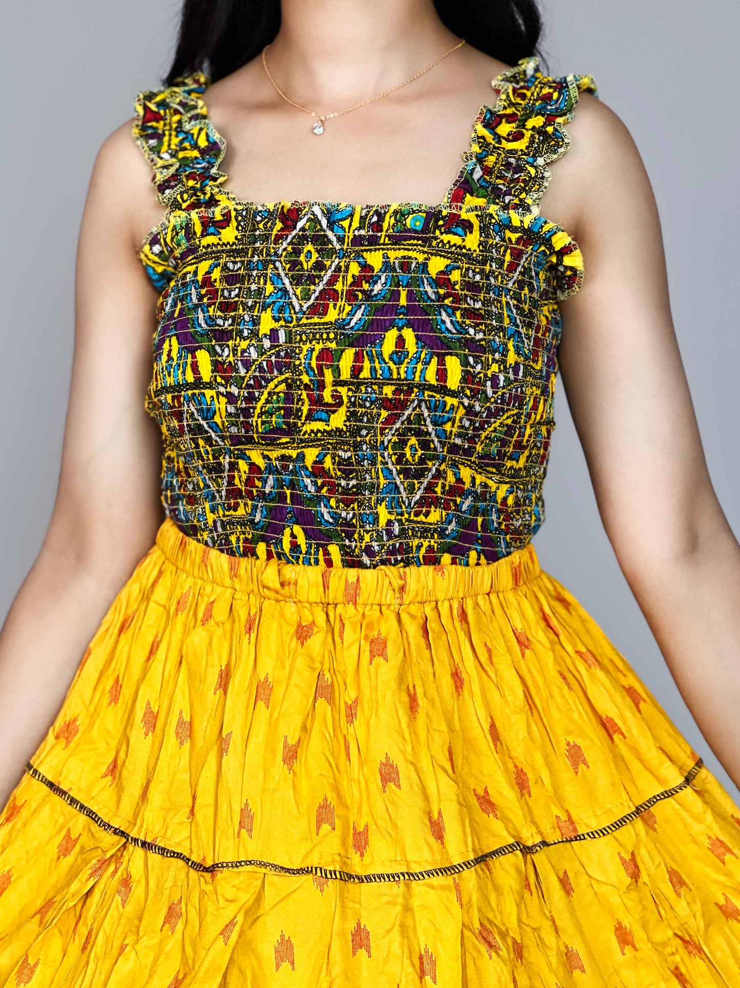 Indo-western Skirt-Top Coord Set