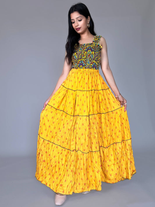 Indo-western Skirt-Top Coord Set
