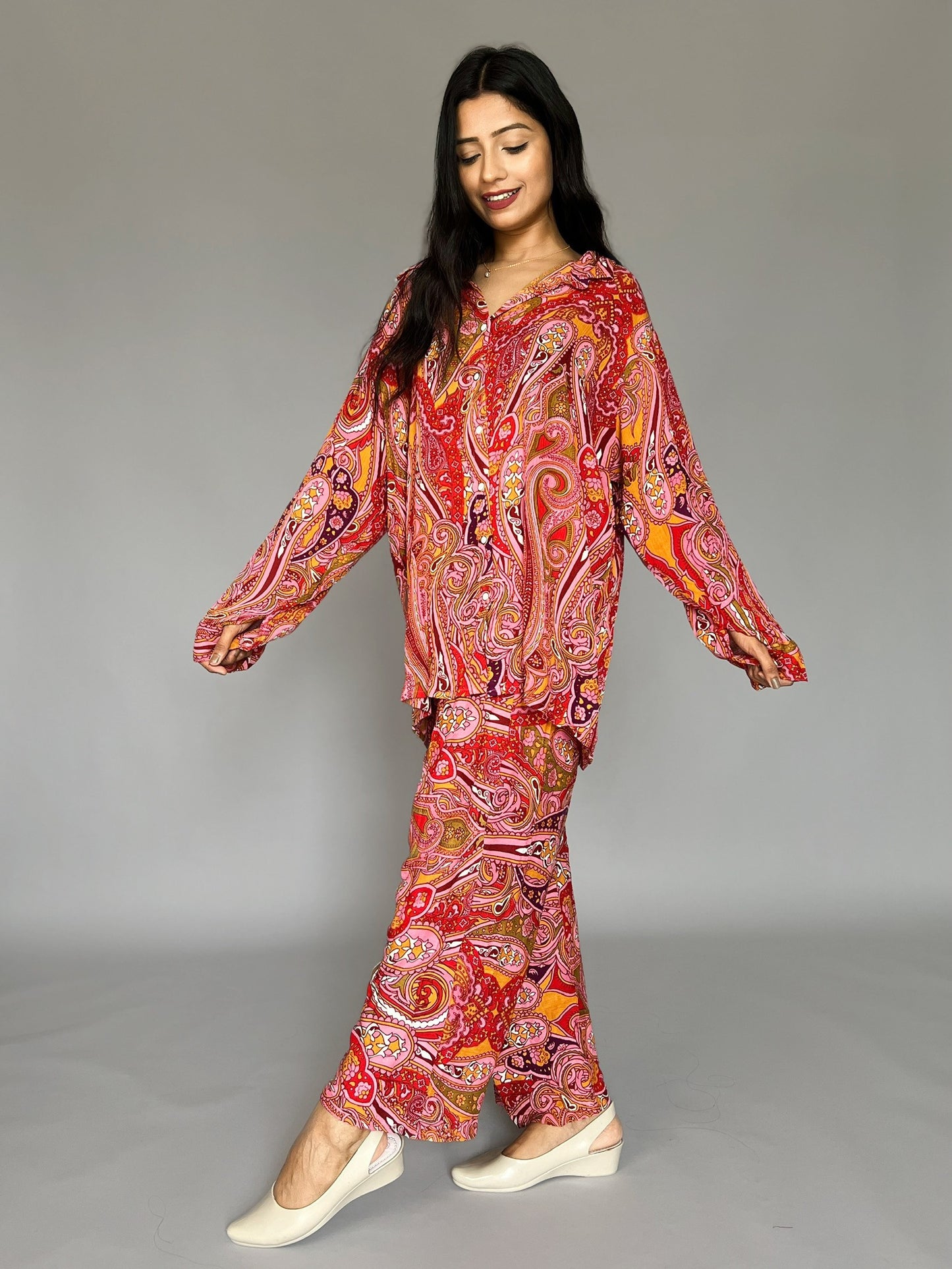 Printed 2 Piece Coord Set