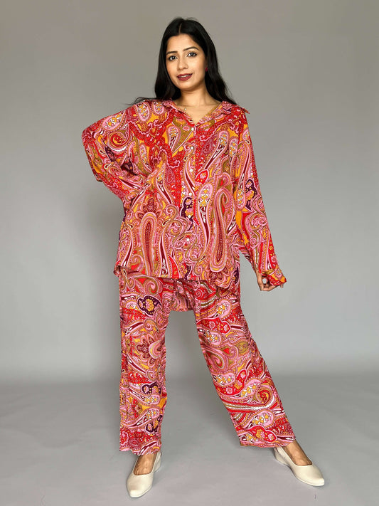 Printed 2 Piece Coord Set
